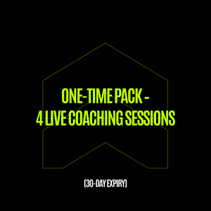 One-Time Pack – 4 Live Coaching Sessions (30-Day Expiry)